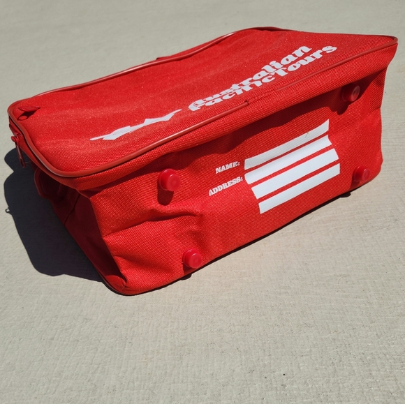 Vintage Australian Pacific Tours Tote Travel Box Luggage Bag, mate! - Picture 6 of 9